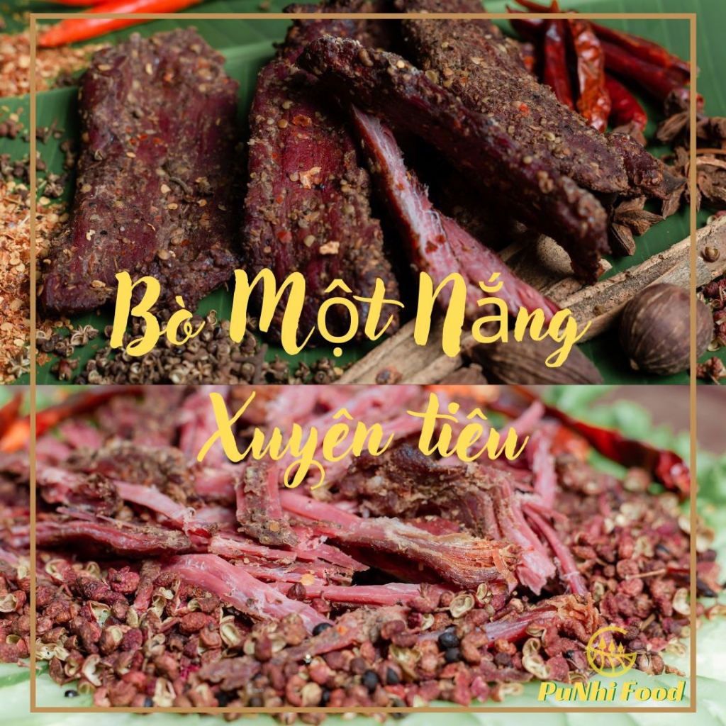 Bò một nắng Xuyên tiêu